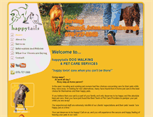 Tablet Screenshot of go-happytails.com